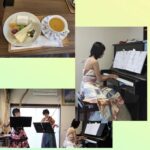 コンサート（Tea Room 桜の道さん）、たくさんの方にご来場いただきました。編曲や楽譜作成も伊勢市ドレミパレットたかのやピアノ教室